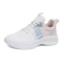 Fashionable running shoes with soft soles, comfortable and breathable, and woven fabric
