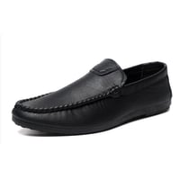 Flat-bottomed, low-top, casual, comfortable, thick-soled men's shoes and leather shoes with soft soles