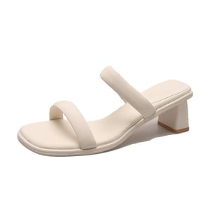 Summer's new French retro-style high heels and sandals for outerwear
